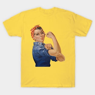 Rosie the Riveter, We Can Do It! World War II Poster Art T-Shirt